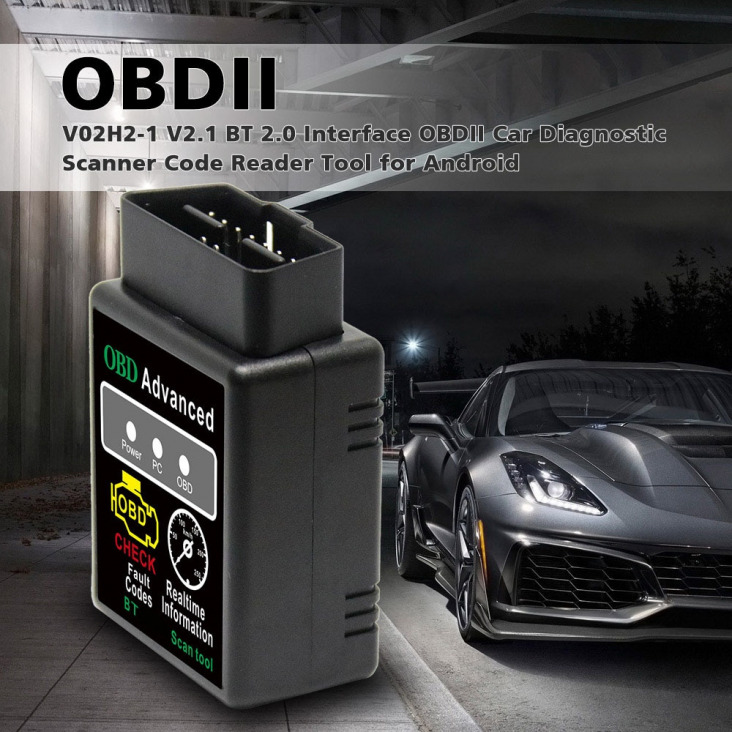 OBD2 OBD HH ELM327 V1.5 Bluetooth OBD2 CAN-BUS Check Engine Car Auto diagnosztikai Scanner Tool Interfész adapter Android PC