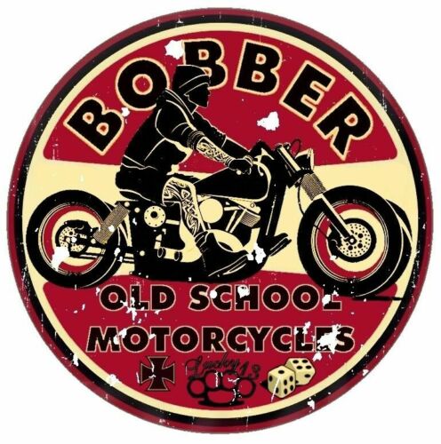 Retro Aufkleber Bobber Oude School Motorfietsen Matrica Ras Retro Vintage Krasvast Exterieur Dekoráció Kk Materiaal KK12 * 12cm