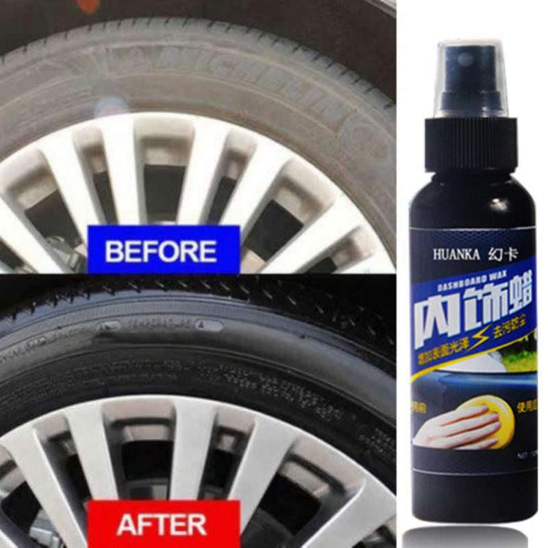 50 / 120ml Többcélú Waxing Tire kerekű Dedikált felújítás ügynök Cleaner autó bőr csiszolása Wax Autómosás Liquid