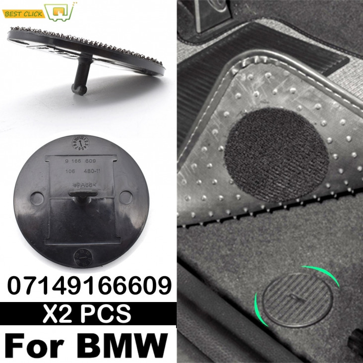 Autó szőnyeg Floor Mat klipeket kapcsolja Twist Lock BMW E32 E36 E46 E38 E39 07149166609 tartók rögzítése markolatok csatokat szorítók Mini