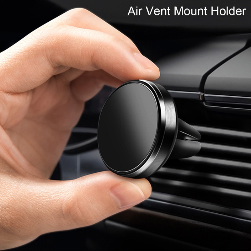Car Phone Holder 360 mágneses Air Vent: Mount tartóval KIA Rio Ceed Sportage Mazda 3 6 x-5 Peugeot 206 307 308 207