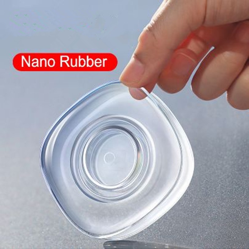 Nano Gumi Multi-Function Phone Holder A falra tapadókorongos autós telefon készenléti kábelcsévélő erős adszorpciós Gel Pad Desk matrica
