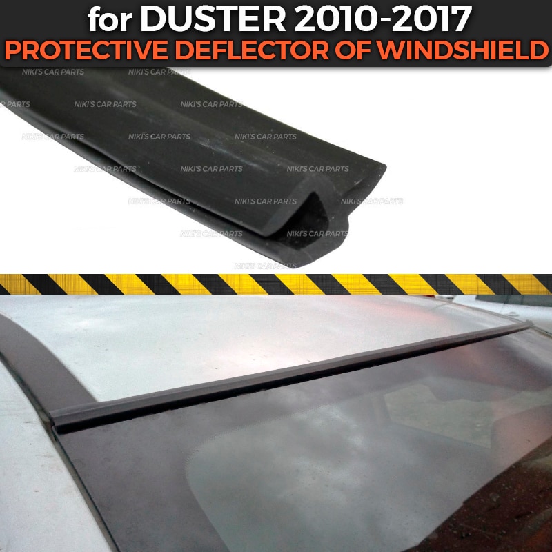 Védő terelő Renault Duster 2010-2017 szélvédő gumi védelem aerodinamikai autó styling fedőlemez tartozékok