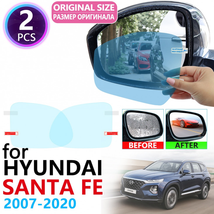 Hyundai Santa Fe CM DM TM ix45 2007 ~ 2019 Full Cover visszapillantó tükör páramentes Film kiegészítők SANTAFE 2010 2015 2017 2018