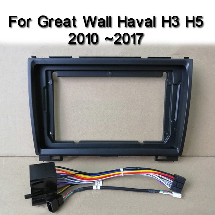 A Nagy Fal HAVAL H3 H5 2010 2011 ~ 2017 Autó homloklemez navigációs keret Dash Frame Kit 9" Universal Android multimédia lejátszó