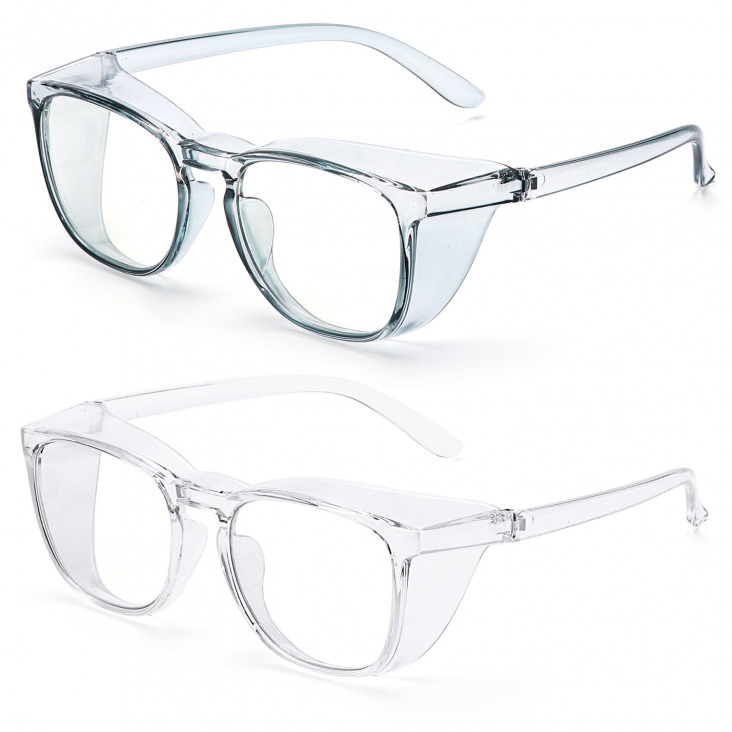 Biztonsági szemüveg Anti-köd Pollen GogglesBlue fény blokkolása szemüveg UV400 védelem Szemüveg Anti-nyál Porzáró Férfiak Nők