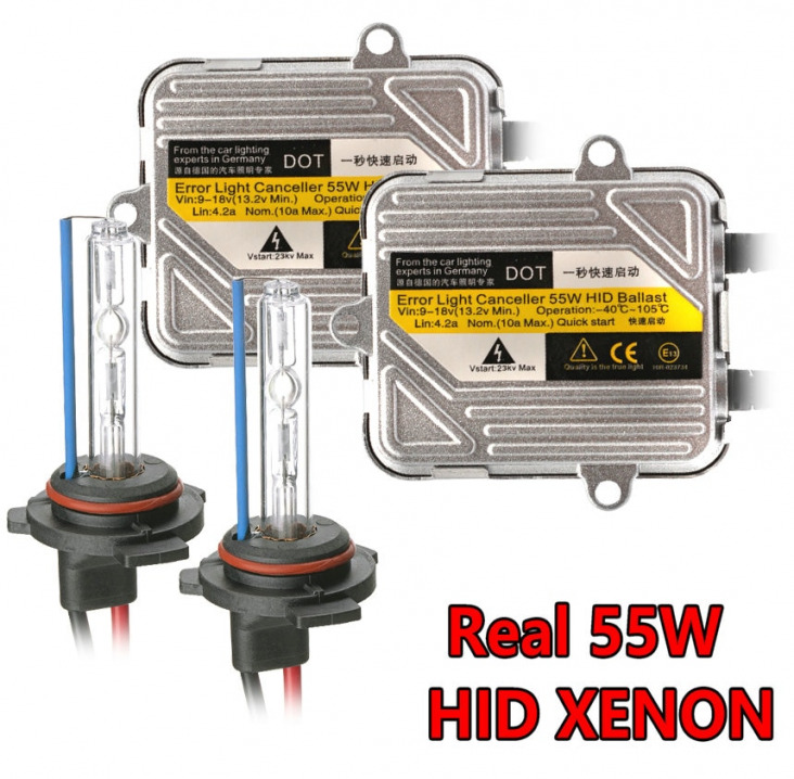 12V 55W H7 Xenon HID konverziós készlet izzók Autó fényszóróborításon Fog Light H4-3 H1 H11 H3 D2H 9005 9006 4300K ​​6000K 8000K lámpák