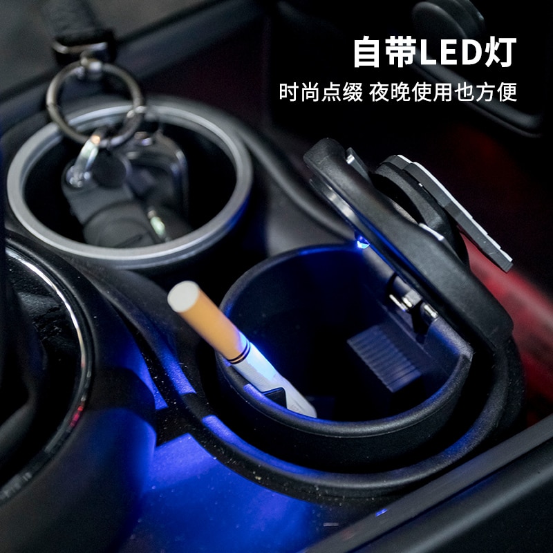 Autó hamutartó cigarettafüst tulajdonosa hordozható tároló Trash Fekete Bin Dust Garbage BMW MINI COOPER F54 F55 F56 F60 R56 R60