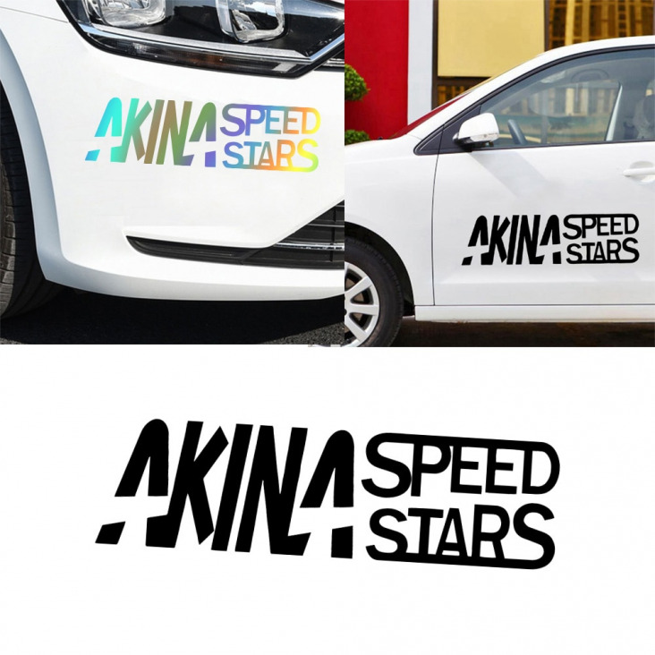 Divat Akina SPEED STARS autós matrica Frase Vinyl esetében Autó Autó matricák Autók Tartozékok Vízálló Idézet ragasztó matrica
