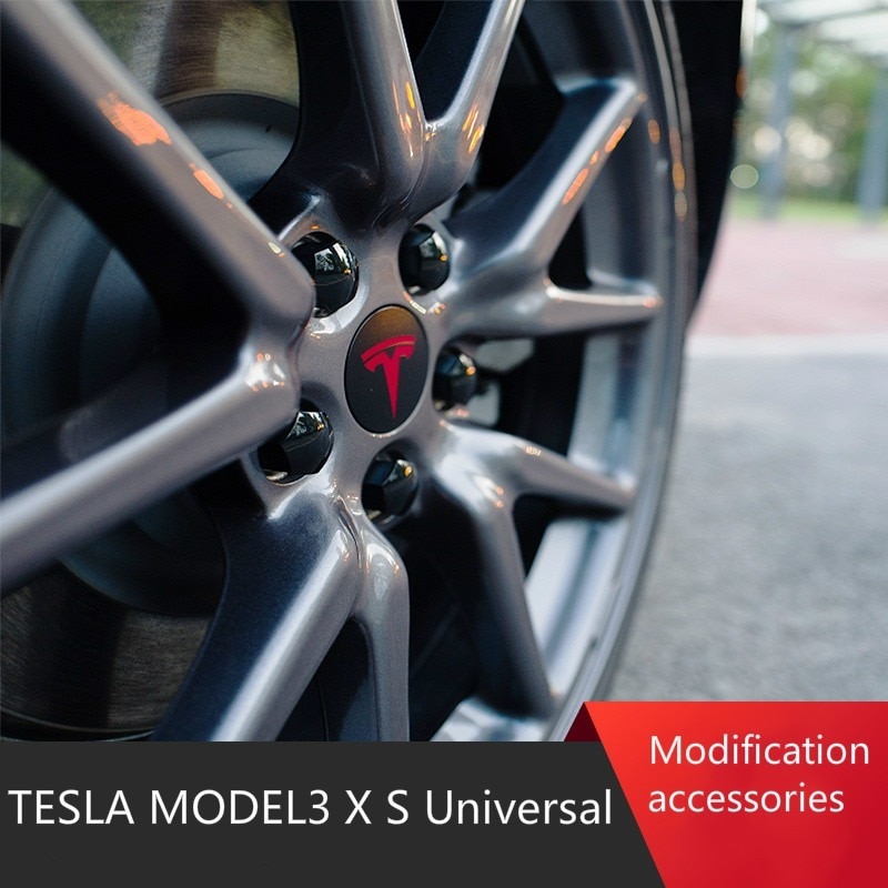 Alkalmas Tesla modell 3 S X kerékagy fedél csavaros kupakkal logo fedél központjában borító készlet módosítást tartozékok