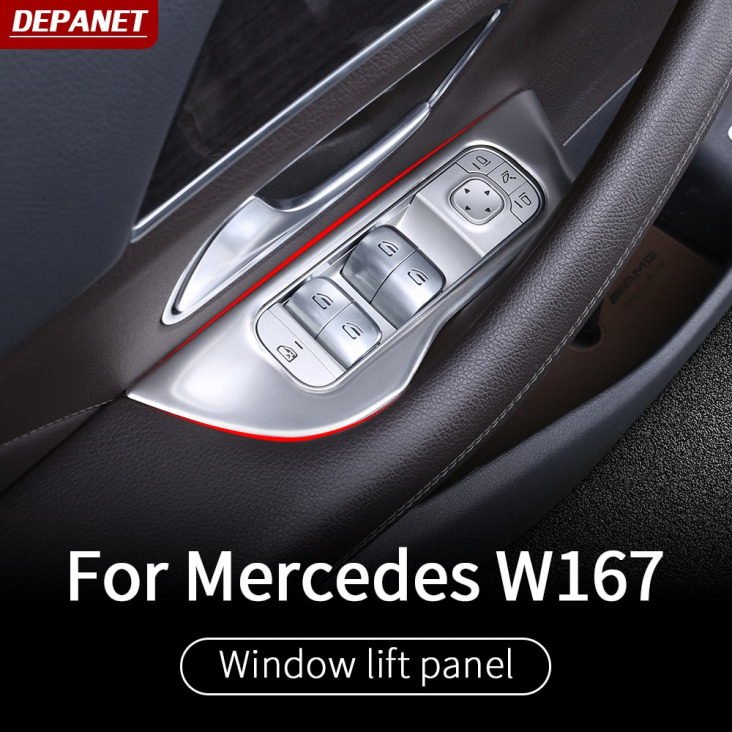 Ablakemelő gomb trim Mercedes w167 gle GLS w167 x167 szén GLE 2020 GLE 350 / AMG 450 500e AMG belső kiegészítők