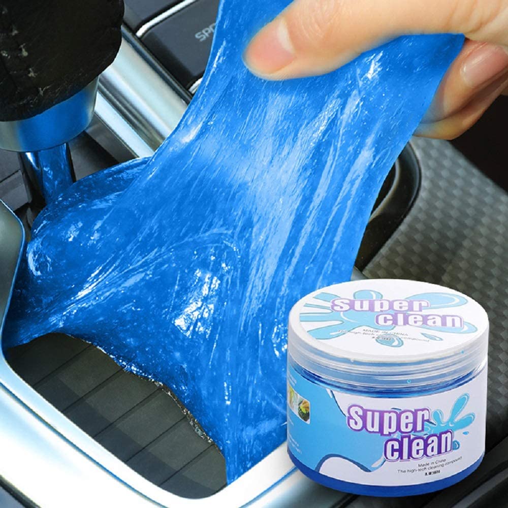 Car Interior Air Vent Cleaning Gel Mágikus Iszap billentyűzet Gap sarok Detailing söpörni Dust Removal Tool Cleaner Wash Glue Mud
