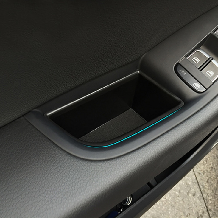 Car Styling kiegészítők ajtó belső fogantyú kartámasz box kesztyű konzol konténer tároló tálca raklap tok Audi A4 B8 A5 S5 Q5