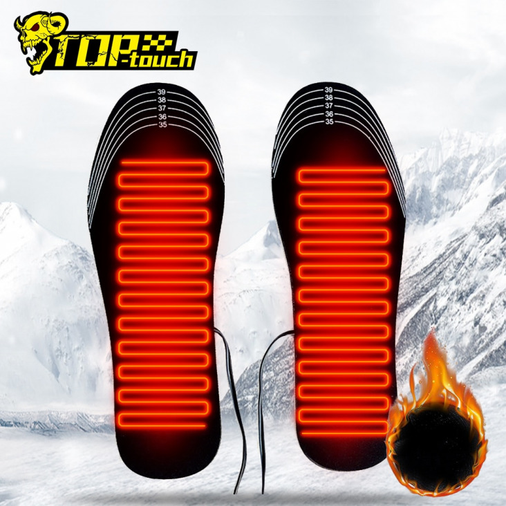 Motoros csizma fűthető talpbetét USB fűtés talpbetét Winter fűthető Foot Pad meleg zokni Pads Outdoor Sport fűtés csizma talpbetét ##
