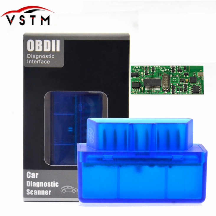 HOT Mini OBD2 Eml327 V1.5 25k80 Bluetooth adapter autós Automata Diagnosztikai Scanner Android / PC Automotive scaner ELM327 Valódi V1.5