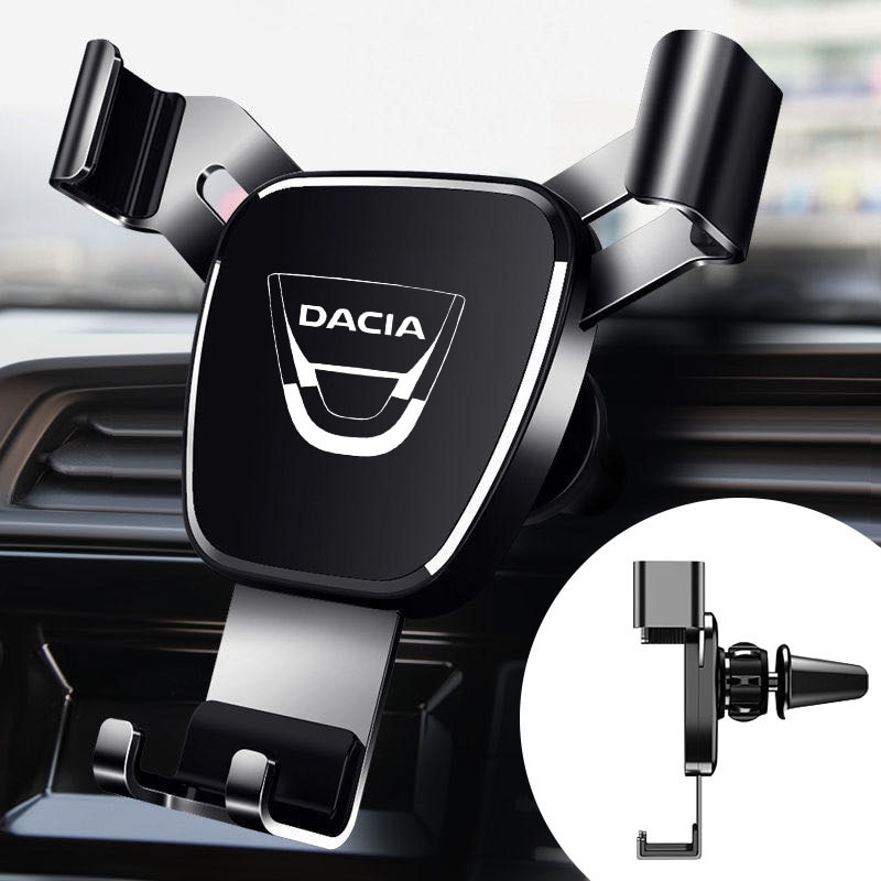 Fém Phone Holder autós navigációs Mobiltelefon tartó konzol támogatás a Dacia Duster Logan Sandero Lodgy Dokke Autós kiegészítők