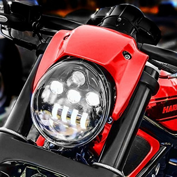 Motor kerékpár világítási V rúd LED Projection Fényszóró