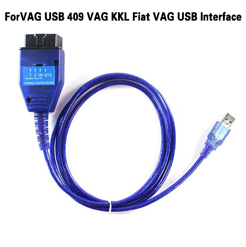 Új VAG USB KKL felület Fiat ECU Scan OBD OBD2 Diagnosztikai Scanner felvonók Engine légzsák adapter ellenőrzési eszköz