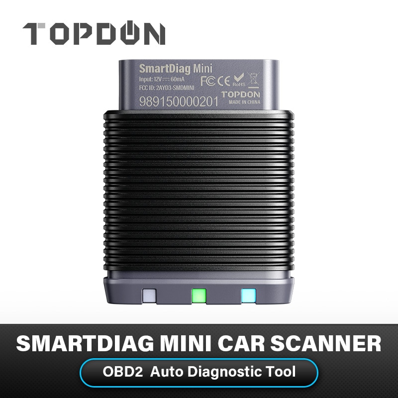 OBD2 szkenner TOPDON Smartdiag Mini Bluetooth Auto Car Diagnostic Tool kódolvasó Easydiag OBD Automotive Tool Thinkdiag Mini