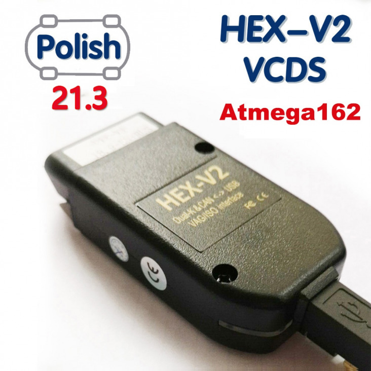 VAG COM 21.3 VAGCOM 21.3 HEX Cable V2 USB interfész VW AUDI Skoda Seat VAG 20.12 többnyelvű ATMEGA162 16V8 FT232RQ