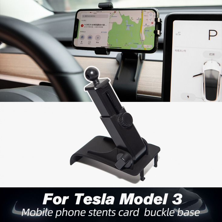 vxvb A Tesla Model 3 2021 Phone Holder Autó tartozékok model3 Smartphone pillér Cell Phone Holder Modell Három modely belülről