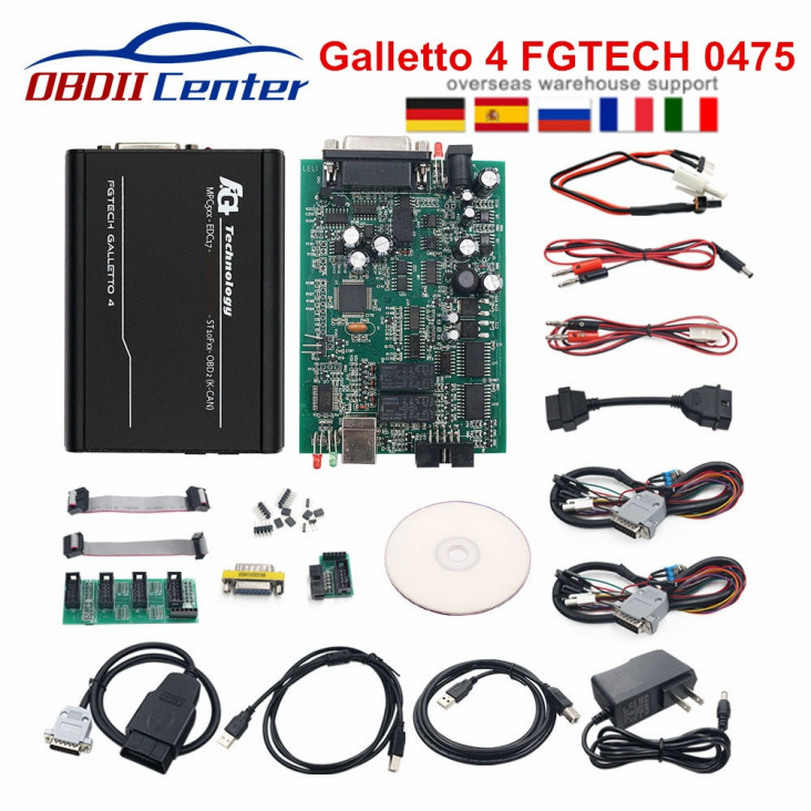 2021 Galletto 4 Master v54 Fgtech 0475 FG-Tech 4 Galletto V54 Euro Mester Online Version FG Tech 0475 OBDII ECU programozó eszköz