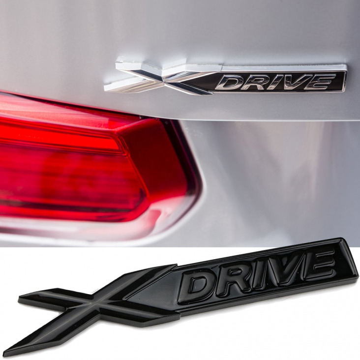 XDrive Logo matrica BMW X DRIVE X1 X2 X3 X4 X5 X6 X8 M1 M2 M3 M4 M5 M6 M8 GT F26 F32 F36 F45 F46 Trunk Badge kiegészítők
