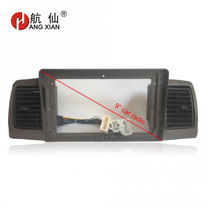 HANG Xian Car DVD Frame audio illesztés Adapter Dash Edzett kitek Mszerfal Panel A Toyota Corolla E120 Corolla EX BYD F3 autó Radio