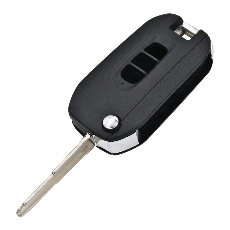 3 gombok vágatlan Flip Folding Remote Key Shell tok Chevrolet Captiva 2006-2009