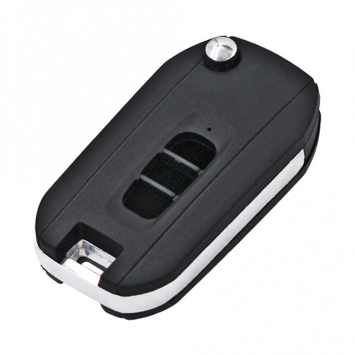 3 gombok vágatlan Flip Folding Remote Key Shell tok Chevrolet Captiva 2006-2009