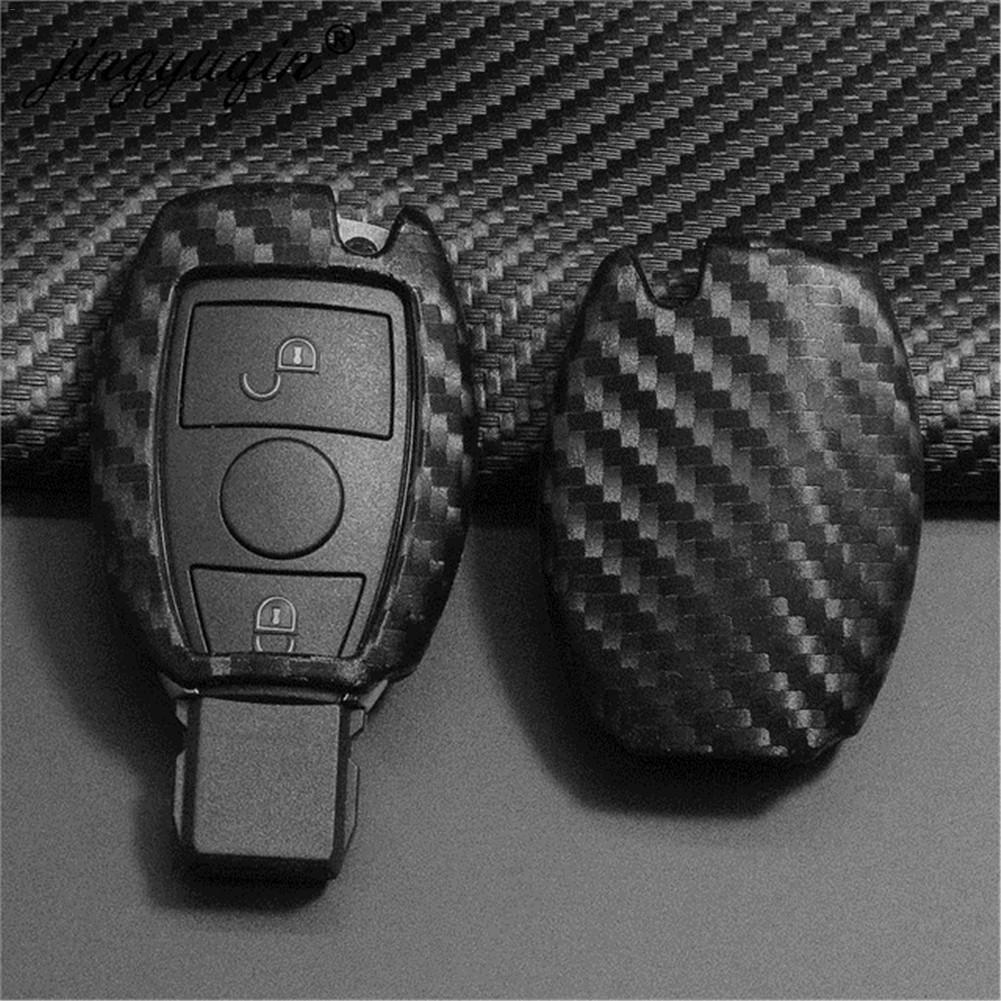 Carbon Fiber Car Key Cover kulcstartók Protect Skin tok kulcstartó