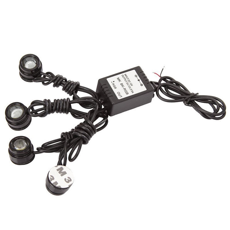 FSO flash Stroboscope Car Light Közgyűlés 4X 3W 16 Modell flash Eagle