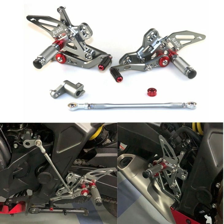 Motorkerékpár Cnc Állítható Hátsó Beállítási Utcai Lábtámasz Láb