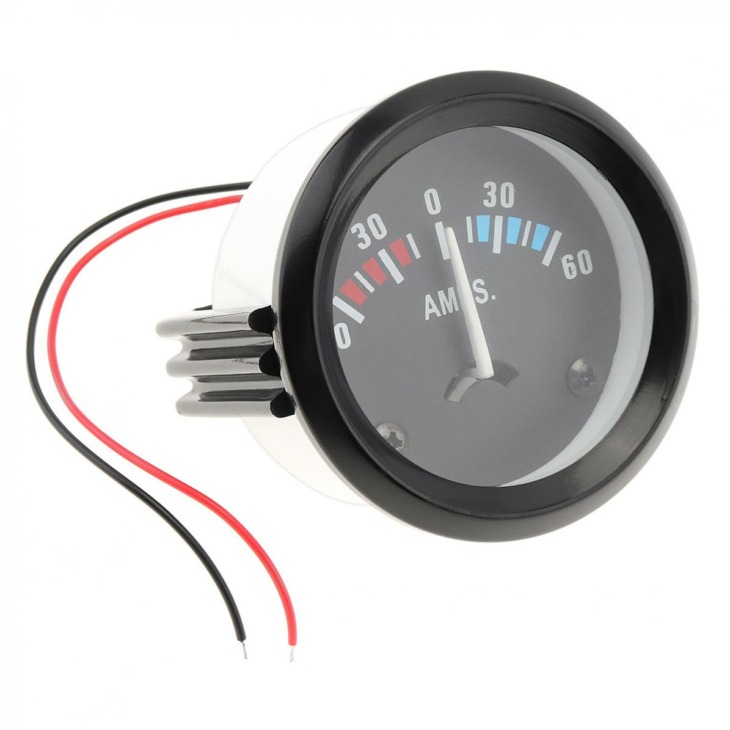 Universal 2″ 52mm Car árammérő voltmérő 12V 60060 AMP árammérő Gauge