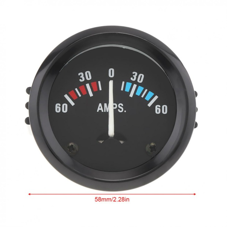 Universal 2″ 52mm Car árammérő voltmérő 12V 60060 AMP árammérő Gauge