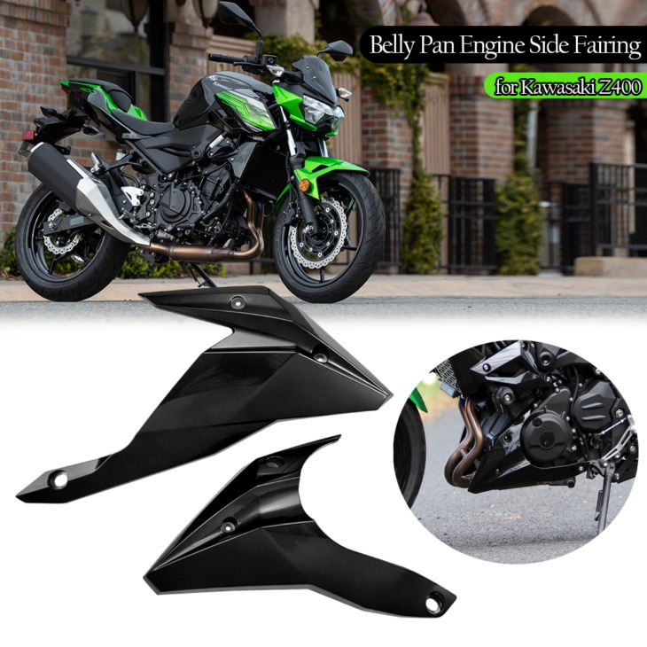 Kawasaki Z400 2018-2021 2020 Motorkerékpár Belly Pan Lower Motor Spoiler Fairing Panel Fot Protection Cowl Green Black