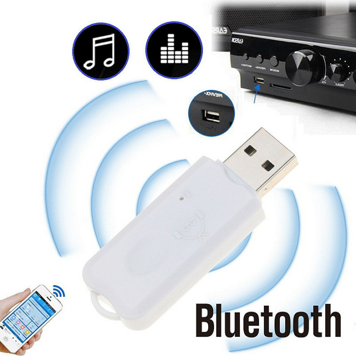 2021 Új Usb Aux Bluetooth Car Kit Mini Vezeték Nélküli Audio Zene Vevő Adapter Az Autó Fm Radio Mp3 Lejátszó Hangszóróhoz