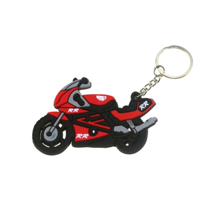 【Vásároljon Három Kapjon Egy Ingyenes】 Gumi Motorkerékpár -Kulcstartó Kulcstartó Hűvös Kulcstartó 3D Lágy Honda Cb1000 Cb650F Cbr100Rr Cb650R