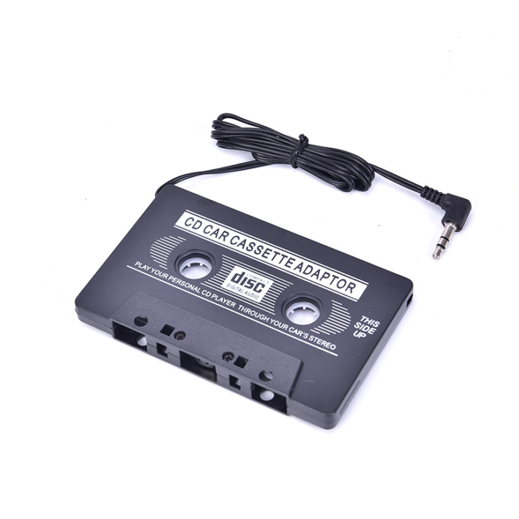 1Dc Kazetta Szalagos Adapter Mp3 Cd Dvd Lejátszó Fekete Univerzális Autó Kazetta Autó Audio Kiváló Minőségű Nagykereskedelem