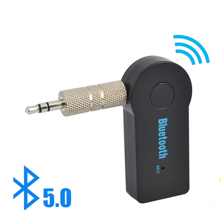 2 Az 1 -Ben Vezeték Nélküli Bluetooth 5.0 Vevőadó -Adapter 3.5 Mm -Es Jack Autózene Audio Aux A2Dp Fejhallgató -Kezelőszervező