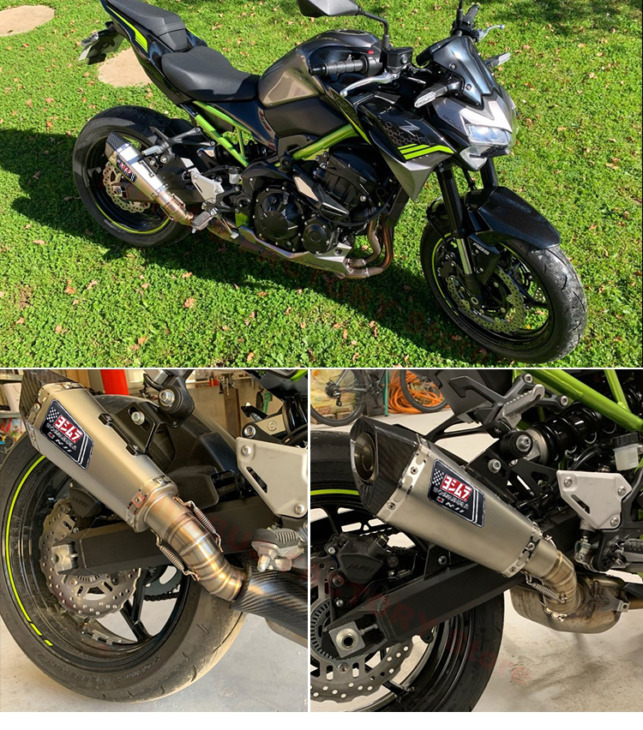 Z900 Exhuast Középső Link Cső Yoshimura Escape Muffler Db Killer Heat