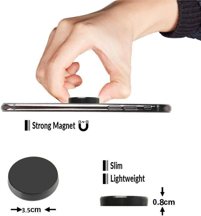 360 Mágneses Autó Telefon Tartó Állvány Iphone -Ban 13 11 Xr X Pro Huawei Magnet Mount Cell Mobile Wall Nightstand Támogatás Gps