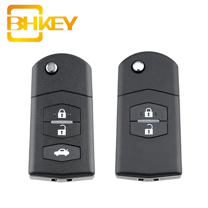 Bhkey A Mazda Key Héjához 2/3 Gombok Autó Távirányító Kulccsal Fob Tok Mazda 3 5 6 Smart Smart Cull Key Hell