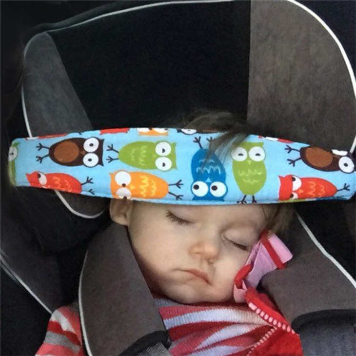 Színes Alany Fejű Gyermek Autó Állítható Biztonsági Ülés Alvás Pozicionáló Fej Támogató Babakocsi Rögzítő Öv Csecsemők Baba