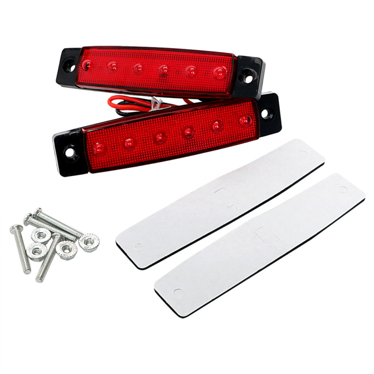 12 V Automatikus Lámpák Külső Fényforrás 1 Pár Szuper Fényes 12 Smd Led Féklámpák Autó Fordulójelző Lámpák Teherautó Forduló Mutatók
