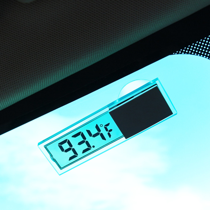Car Lcd Digitális Hőmérő Hygométer Mérőeszközök Hyundai I10 I30 I20 Sonata Akcentus Tucson Elantra