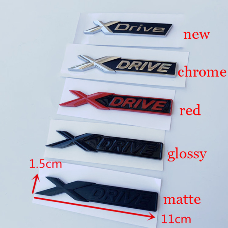 A Bmw Új Xdrive Régi Xdrive Fende Embléma Jelvénye X1 X3 X4 X5 X6 X7 Autó Stílusú Kisülési Kapacitás Matrica Fényes Fekete Piros