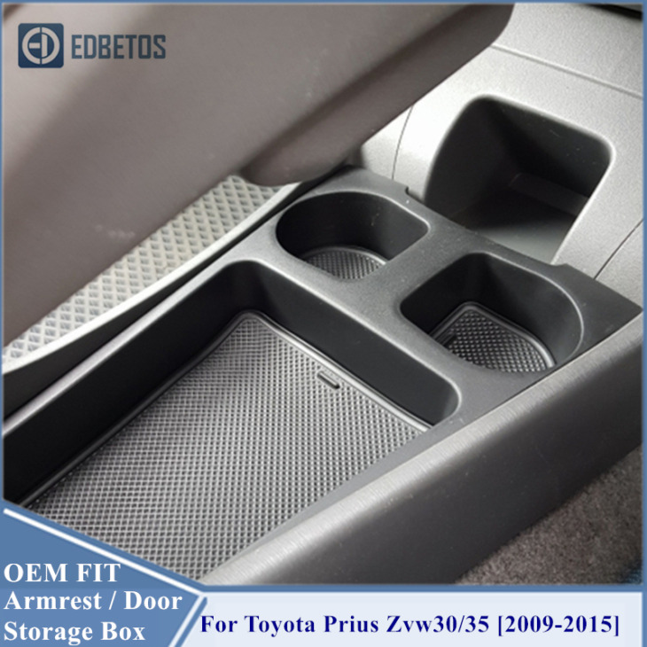 A Toyota Prius Zvw30 35 2009 2010 2010 - 2015 - 2015 -Ös Kiegészítők Autókénti Kartámasz Tároló Doboz Auto Konténer Kesztyű Szervező Tok
