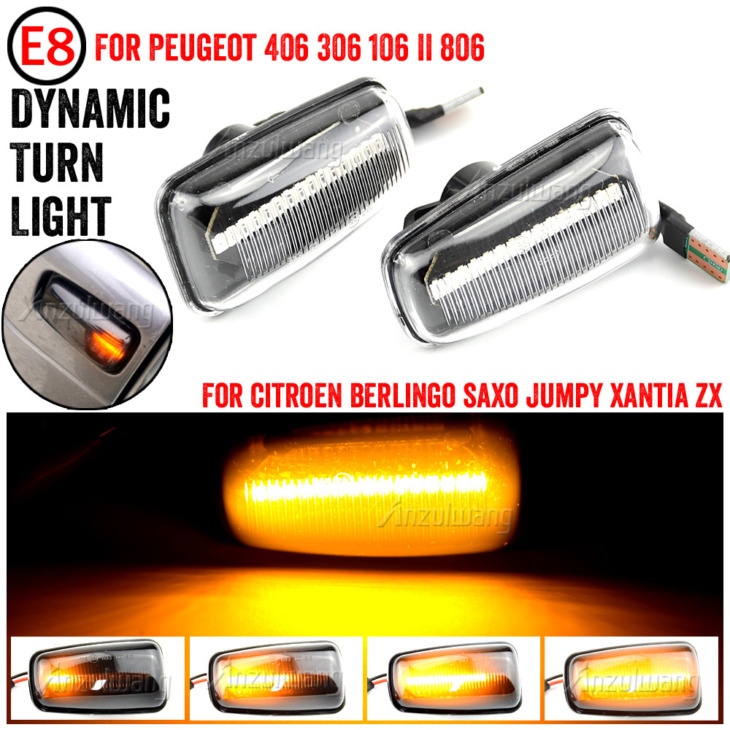 Led Oldalsó Marker Lámpa A Citroen Berlingo Jumpy Saxo Xantia Xm Zx Dynamic Blinker Peugeot 106 36 406 806 Szakértői Partner