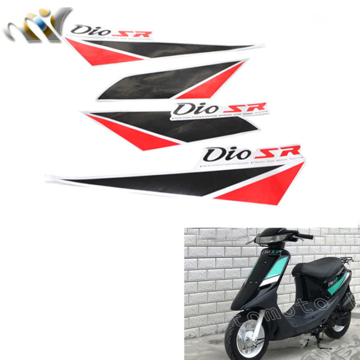 Mofo Honda Dio50 Af17/Af18/Af27/Af28 Motorkerékpár -Robogó Test Fairing Matrica Dio Sr Motorkerékpár -Ragasztó Matricák